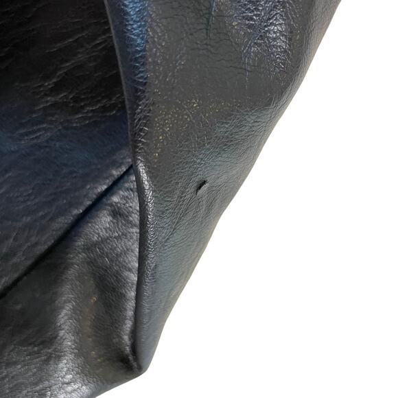 OLD NAVY Women's Vegan Faux Leather Motorcycle Jacket Black Size Small with FLAW - Picture 8 of 11